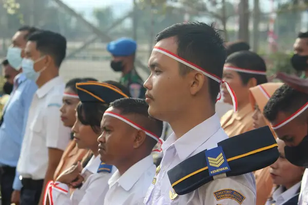 Atambua Oost Nusa Tenggara Augustus 2022 Een Groep Mensen Met — Stockfoto