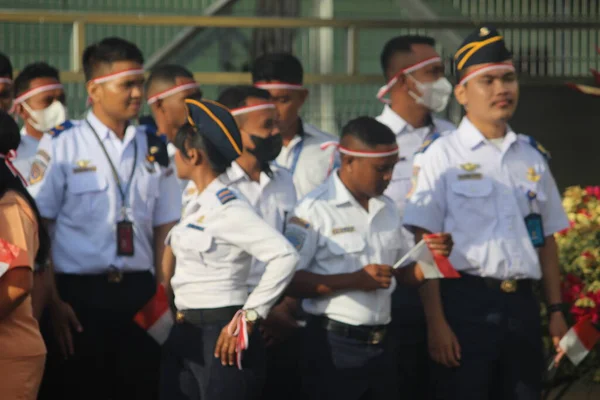 Atambua Východní Nusa Tenggara Srpna 2022 Skupina Lidí Kteří Mají — Stock fotografie