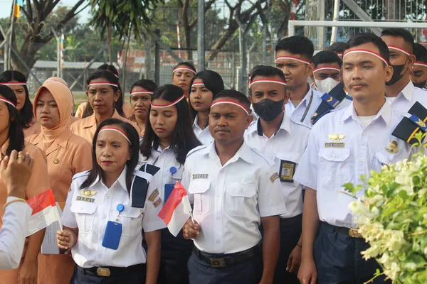 Atambua Östra Nusa Tenggara Augusti 2022 Grupp Människor Som Har — Stockfoto