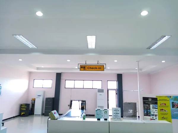 Atambua East Nusa Tenggara Mars 2023 Intérieur Salle Enregistrement Aéroport — Photo