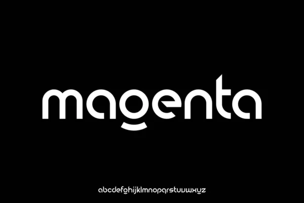 Eşsiz modern yaratıcı yazı tipi vektörü