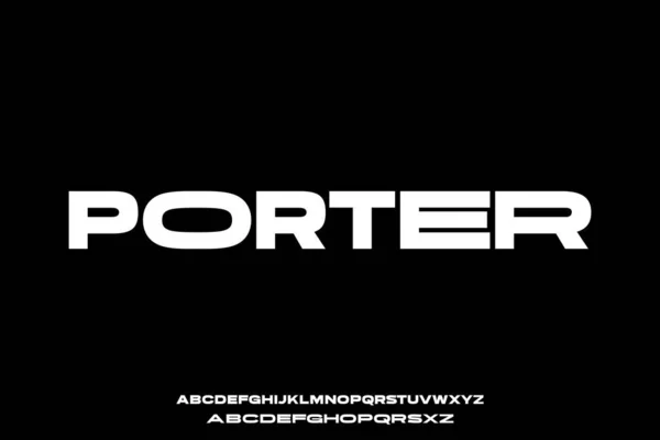 Genişletilmiş alternatif harflerle modern kalın yazı tipi