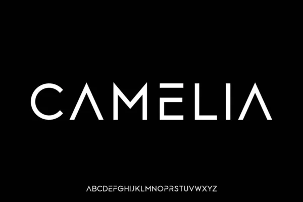 Soyut lüks serif yazı tipi vektörü olmadan