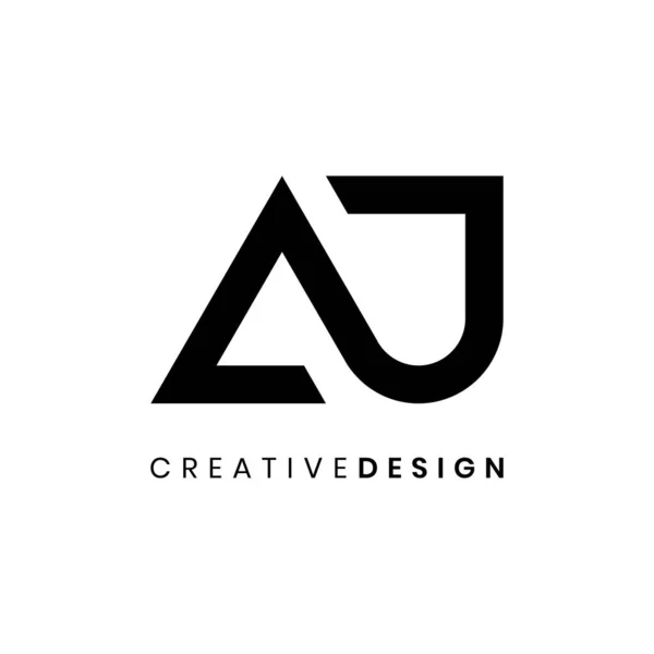 Créatif Moderne Lettre Logo Vecteur Conception Lettre Abstraite Infinity Shape — Image vectorielle
