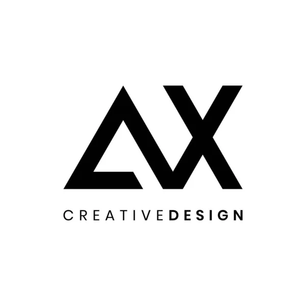 Illustration Vectorielle Conception Logo Initiale Moderne — Image vectorielle