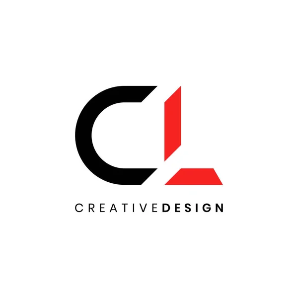 Креативна Мінімалістична Літера Дизайн Логотипу Векторні Ілюстрації — стоковий вектор