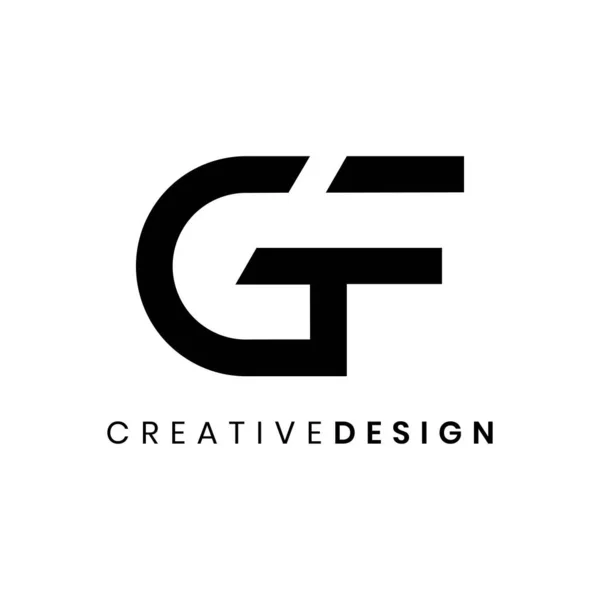Illustration Vectorielle Conception Logo Lettre Moderne Abstraite — Image vectorielle