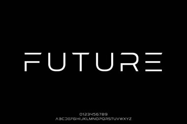 Modern temiz sofistike serif alfabe yazı tipi görüntüleme vektörü olmadan. Yaratıcı fütürist tipografi biçimi