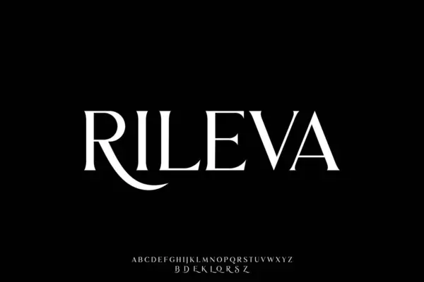 Zarif keskin serif alfabe yazı tipi vektörünü swoosh alternatif ile göster