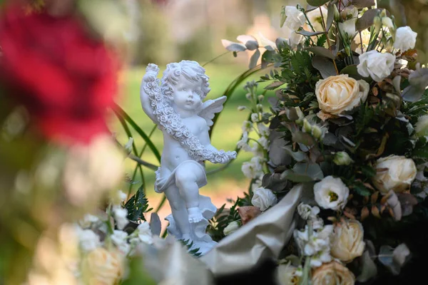 Свадебный Букет Роз Цветов — стоковое фото