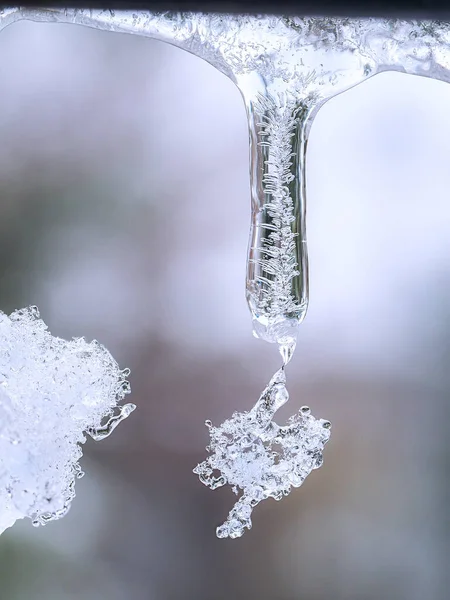 Кристали Льоду Склі — стокове фото