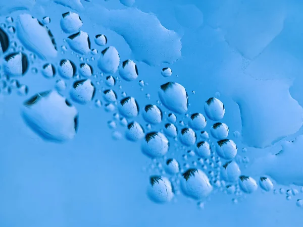 Krople Wody Szkle Abstrakcyjne Tło — Zdjęcie stockowe