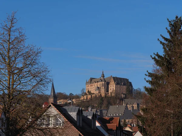 Marburg Slott Berget — Stockfoto