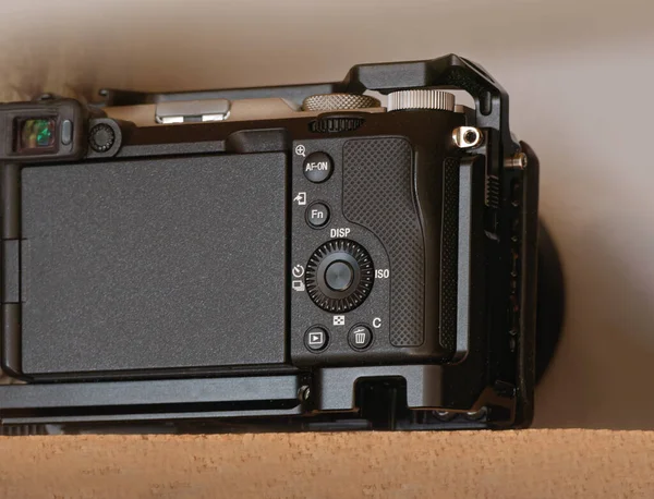 Цифровая Камера Тело Назад Дисплей Сложен — стоковое фото