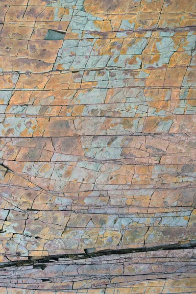 Natural Quarry Rocks Fissures Cracks Soft Colors — Stock Photo, Image