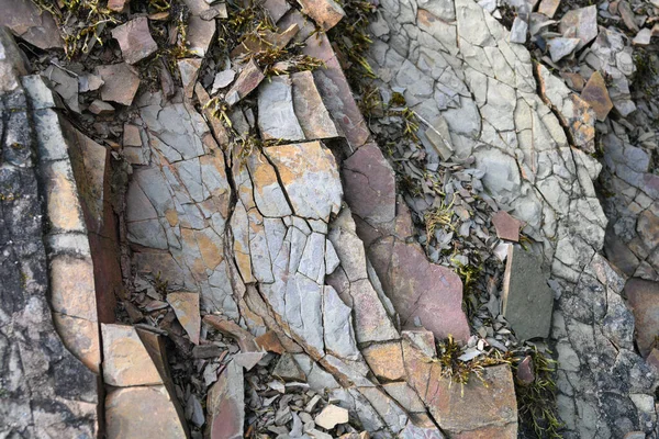 Hintergrund Textur Der Alten Steinmauer — Stockfoto