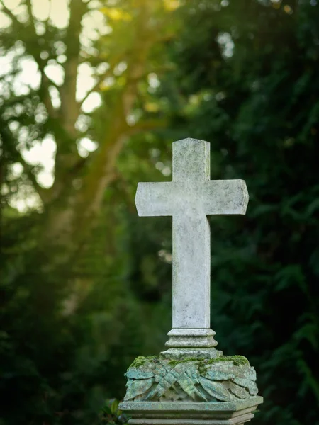 Krzyż Cmentarzu Zbliżenie — Zdjęcie stockowe