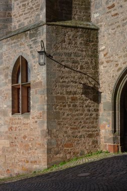 Marburg 'daki Landgrave Kalesi' nin detaylı görüntüleri.