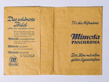 Film rulolarını geliştirmek için Eskiler 'in film çantası, GDR 1965