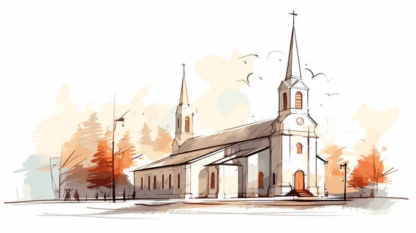 religion Christians worship praise church vector illustration
