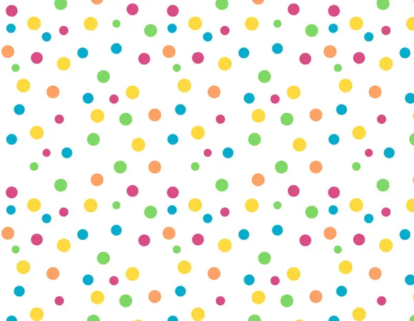 Musterfarbene Kleine Kreise Auf Transparentem Hintergrund Nahtlose Grafiken Muster Für — Stockvektor