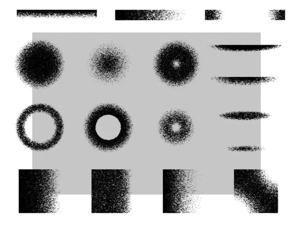 Taneli ses dokusu arka planı, grunge gradyanı. Farklı geometrik şekillerin vektör gürültüsü, minimal tasarım