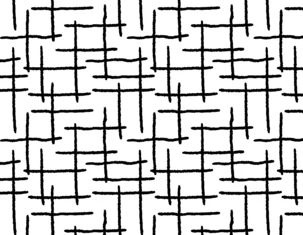 Modèle Abstrait Lignes Perpendiculaires Croquis Lignes Texturées Dessinées Main Sur — Image vectorielle