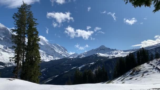 Irgendwo Den Schweizer Alpen Clip8 — Stockvideo