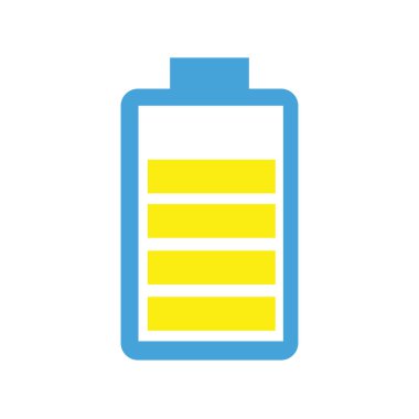 pil dolu simgeler. Şarj pil seviyesi göstergelerinin toplanması. Şarj göstergesi.