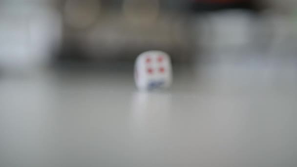 Gokken Wedden Winnen Een Persoon Die Een Spel Speelt Met — Stockvideo