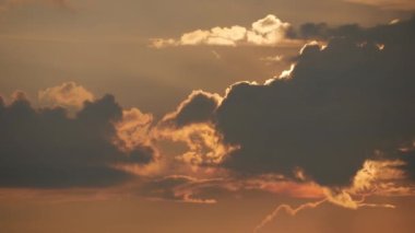 Clouds on the Sky in Dusk on a Beautiful Summer Day.