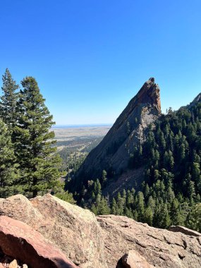 Boulder, Colorado 'daki Chautauqua parkında güzel bir manzara.