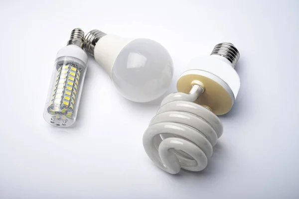 stock image Energy saving light bulb. Led lamp