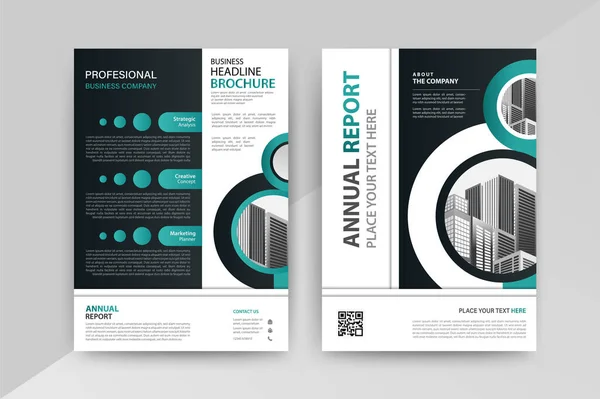 Business Abstraktní Vektorová Šablona Pro Brožuru Annualreport Magazine Plakát Corporate — Stockový vektor