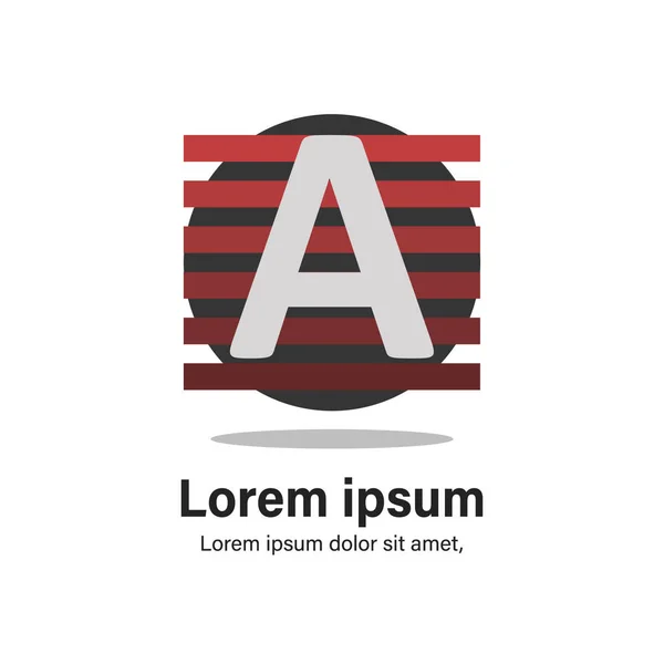 Iniziale Disegno Del Logo Lettera Con Modello Vettoriale Moderno Creativo — Vettoriale Stock