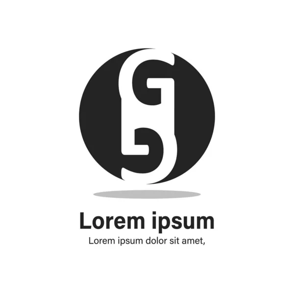 創造的な現代的なベクトルテンプレートと初期G文字のロゴデザイン クリエイティブ アブストラクトGレターロゴベクトルストックイラスト — ストックベクタ