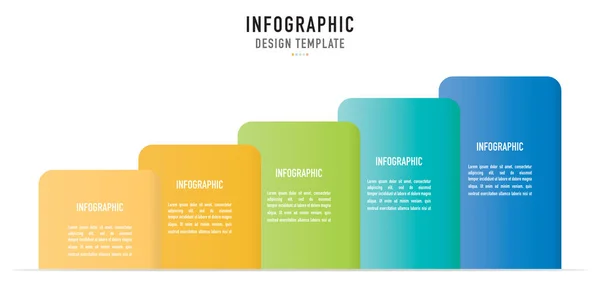 5 adım, süreç, seçenek, renkli 3D dikdörtgen, simgeler, not, kağıt kesiği, etiket, düğme, kare, bar, yuvarlak kenar satılık, not, internet