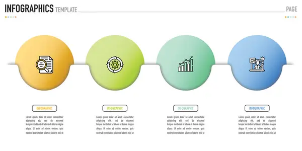 4 adım, süreç, seçenek, renkli 3D çember, etiket, etiket, etiket, etiket, simgeler, satır, çubuk, huni, balık kemiği, kağıt, origami satılık slayt, web, akış şeması