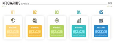 5 adım, süreç, seçenek, renkli dikdörtgen, simgeler, üçgen, kağıt origami, düğme, etiket, daire, daire, kare satılık çubuk, İnternet planlayıcı