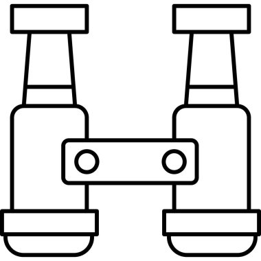Dürbün Çizgisi Simgesi En Düşük Görüş ve İzleme Vektörü Sembolü