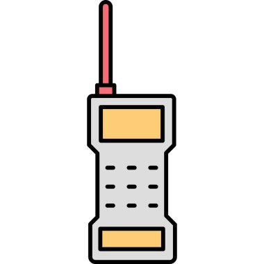 Doldurma Biçimli İletişim ve Teknoloji Sembolik RGB Kablosuz Telefon Simgesi