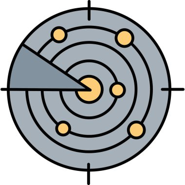 Doldurma Biçiminde Harita Simgesi Gezintisi ve Konum Sembolü