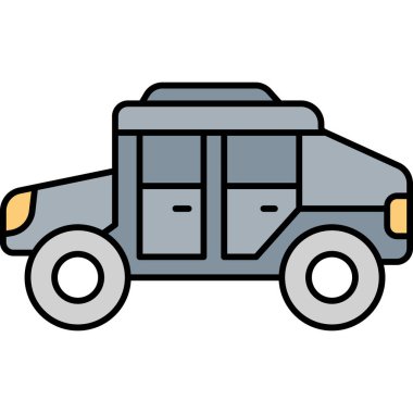 Ordu Kamyon Simgesi Askeri Ulaşım ve Lojistik Sembolü