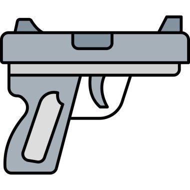 Silah Simgesi Tam Biçim Silah ve Askeri Sembol