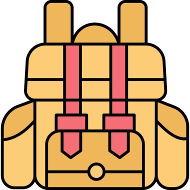 Ordu Çanta Simgesi Tam Biçim Askeri Ekipman ve Taktik Ekipman