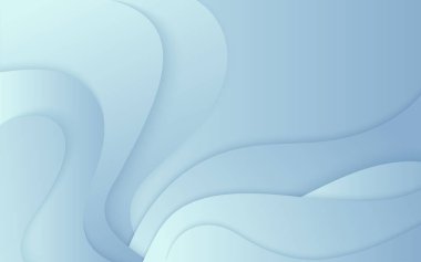 Açık mavi arkaplan soyut sanat vektörü. Gradyan şekiller bileşimi. Çekim vektörü 10 eps.