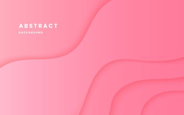 Pembe gradyan arka plan dinamik dalgalı ışık ve gölge. Sıvı dinamik şekiller soyut bileşimi oluşturur. Modern zarif tasarım arka planı. Resim vektörü 10 eps.