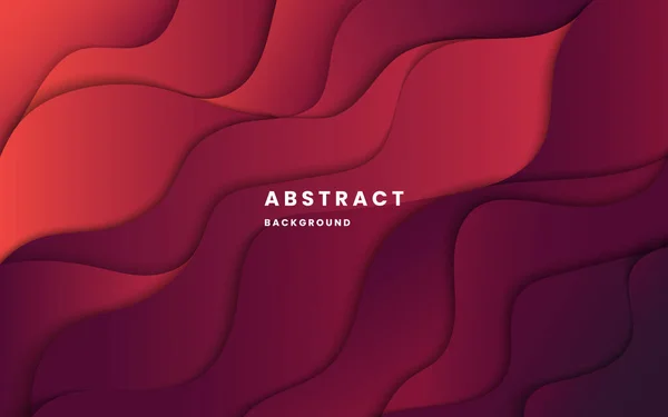 Forma Dinámica Líquida Composición Abstracta Rojo Púrpura Degradado Fondo Dinámico — Vector de stock