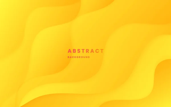 Fond Jaune Orange Abstrait Composition Formes Gradient Fond Design Élégant — Image vectorielle