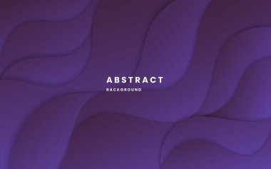 Mor gradyan arka plan dinamik dalgalı ışık ve gölge. Sıvı dinamik şekiller soyut bileşimi oluşturur. Modern zarif tasarım arka planı. Resim vektörü 10 eps.